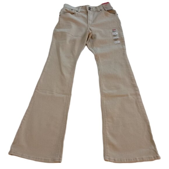 Levi’s 726 High Rise Flare Jeans Tan Size 26x32 NWT - Picture 15 of 16